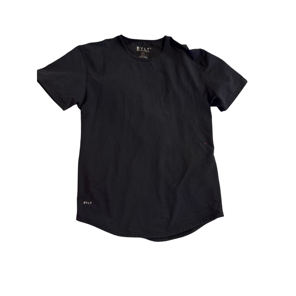 BYLT Premium Basics LUX Black T-Shirt — Size Large — Performance Stretch Tee